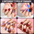 thumbnail image 4 of Pack de 24 pantalones cortos Teenitor de Press On Nails con pegamento para uñas y pegatinas, 4 of 7