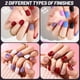 thumbnail image 4 of Pack de 24 pantalones cortos Teenitor de Press On Nails con pegamento para uñas y pegatinas, 4 of 7