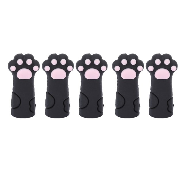 Protecteur de Cuticule en Silicone, 5 Pcs Protecteur de Ciseaux Protecteur de Cuticule Design Révolutionnaire