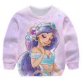 thumbnail image 1 of Sudaderas con capucha de dibujos animados para niños, sudadera de princesa Jasmine, abrigo de primavera y otoño para niñas, prendas de vestir informales de manga larga para niños, ropa para bebés 5T Gao Jinjia LED, 1 of 2