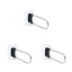 thumbnail image 2 of Monstrate Percha para abrigos, estante de almacenamiento, desmontable, autoadhesivo, sin perforaciones, organizador de baño, soporte, Type1 NO1, 2 of 6