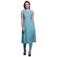 thumbnail image 1 of Bimba Robe Kurti Longue Imprimée Tunique Droite Robes pour Femmes Haut Indien, 1 of 6
