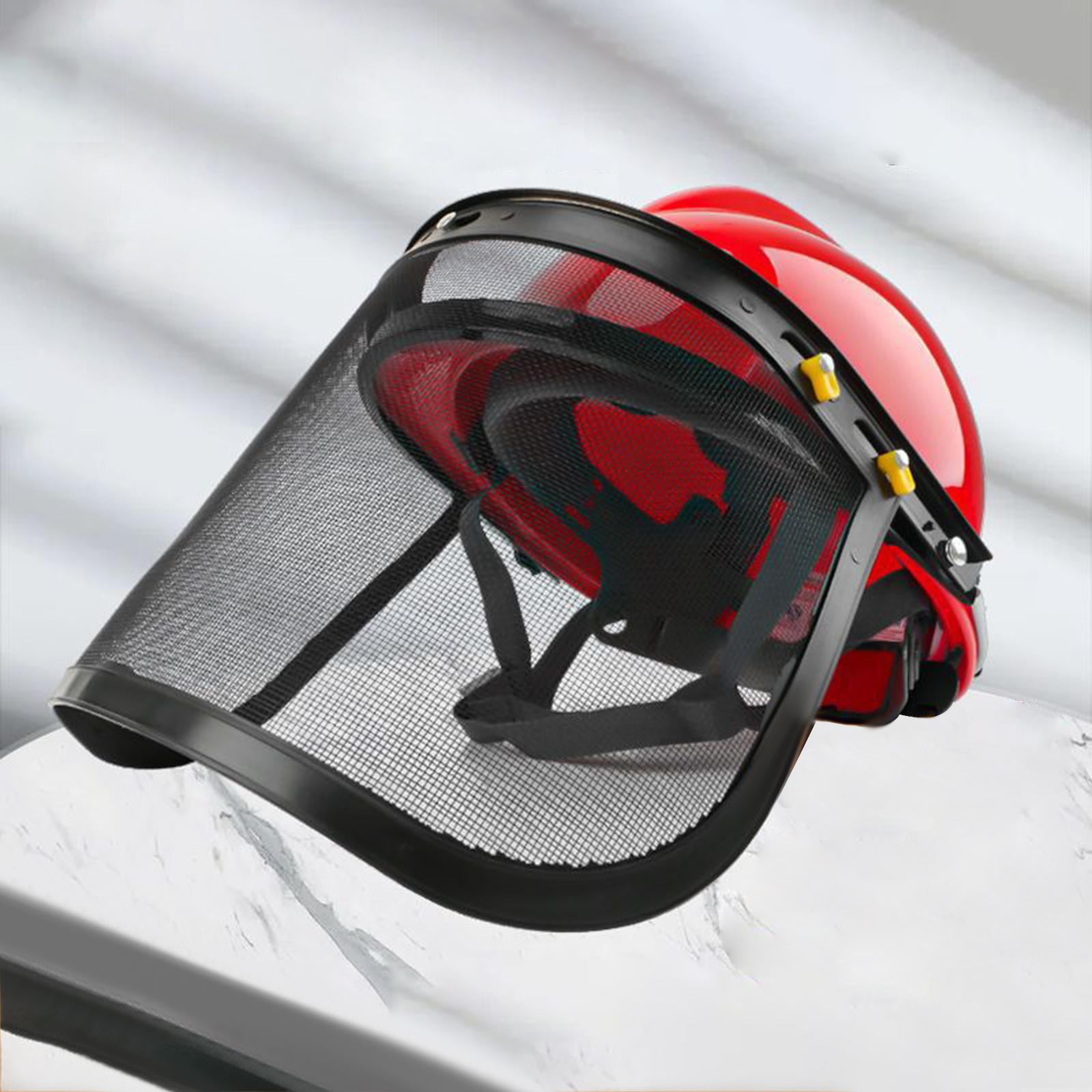 figatia 2xFace and Bracket Combo for Full Brim Hard Hats Black Metal Wire Visor
