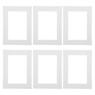 Single Designer 8x10 Mat w/5x7 Opening - White