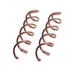 thumbnail image 5 of Sonducket 10 Uds. Horquillas de Metal en para el cabello, pinzas en espiral, puntas redondas antiarañazos, accesorios de decoración de tornillo oro rosa 2piezas Sonducket CBP046429, 5 of 5