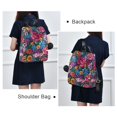 thumbnail image 6 of FORMRS Women's Travel Backpack Purse Anti-Theft Hidden Pockets Casual Shoulder Bag, Charming Floral Pattern, 6 of 7