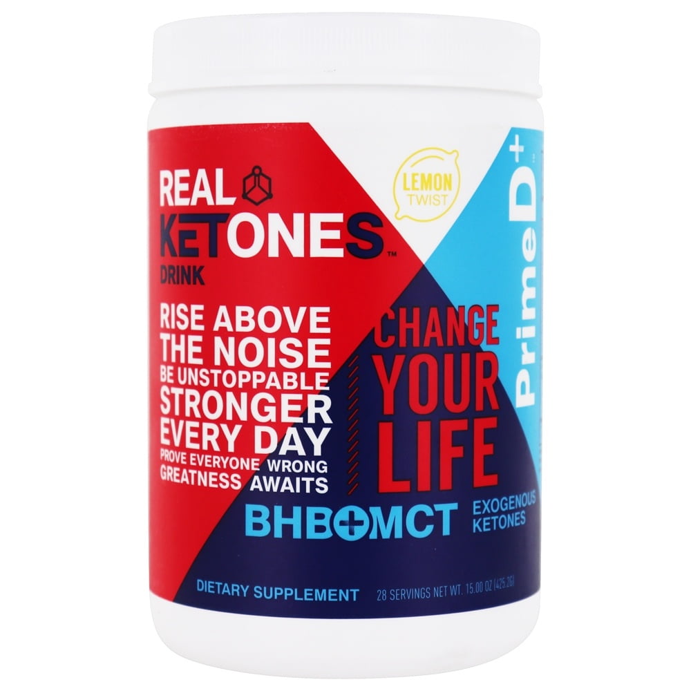 Real Ketones Prime D+ Exogenous Ketones Drink Mix 28