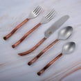 thumbnail image 4 of Inox Antique Copper Twig Design 20 Pcs. Flatware Set. SERVES 4 PERSONS., 4 of 5