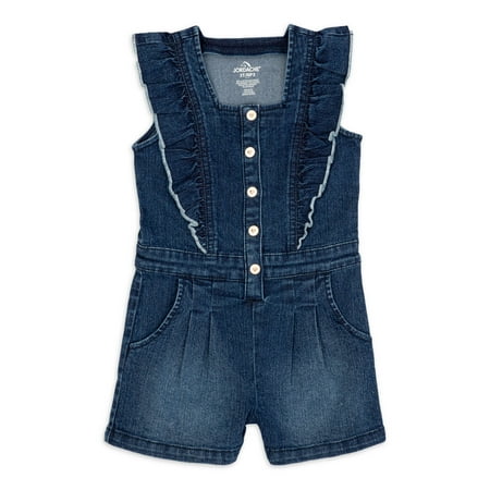 

Jordache Baby and Toddler Girl Denim Romper 12 Months-5T