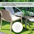 thumbnail image 5 of Uxcell 36Pack 7mm/0.28 Glass Table Top Bumpers with Stem for Patio Table Cabinet Fits 1/4Inch Hole, White, 5 of 6