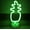 Green, variant on LINLIN Neon Sign, Pineapple Neon Sign LED Neon Light Night Lamp USB Battery Powered Led Neon Light Sign Bedroom Wall Decor