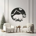 thumbnail image 3 of LaModaHome Rustic Bear Pattern Wall Art, Durable Metal Decor, Perfect Christmas Gift, Unique Animal Design Home Decoration, Nature InspiredHome Decoration Gift -11.8"x11.8"/30x30cm, 3 of 5