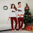 thumbnail image 3 of Explosivo 2024 nueva ropa blanca para padres e hijos otoño invierno Navidad coche estampado una familia de tres ropa familiar de moda, 3 of 5