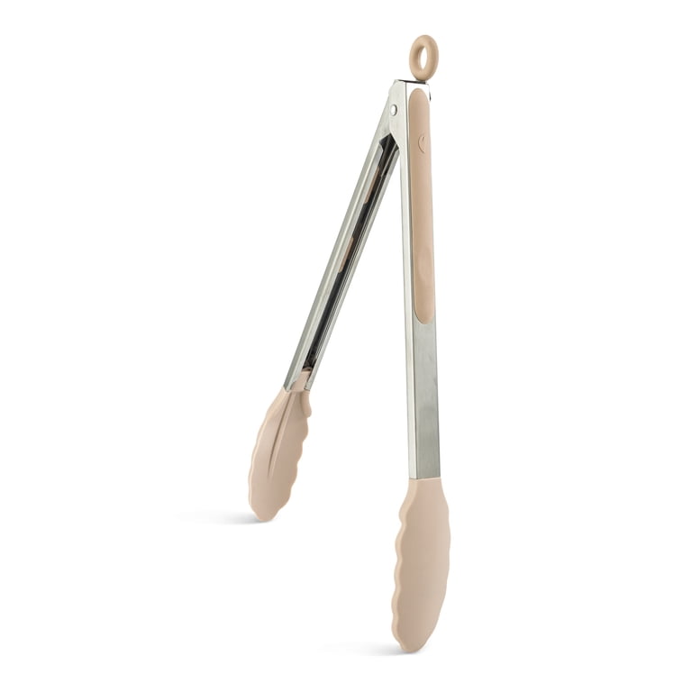 Elements By Thyme & Table Silicone Locking Tongs, 2-Pack Rose photo 7