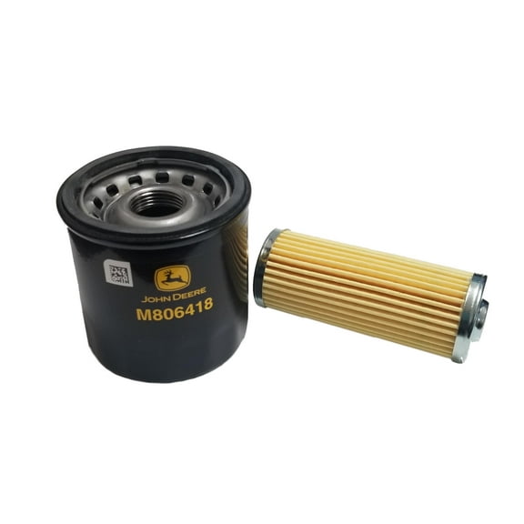 John Deere Original Equipment Fuel and Oil Filter M806418/MIU804763 Kit - M80...
