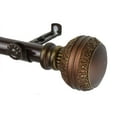 thumbnail image 2 of 13/16" Dia Adjustable 120-170" Siena Curtain Rod in Cocoa, 2 of 3