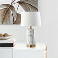 thumbnail image 6 of SAFAVIEH Olga Modern 28 In. High Table Lamp, Silver, Set of 2, 6 of 6