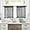 Black, variant on Kitchen Window Curtains Over Sink,Short Sheer Curtains 2 Panels,Rod Pocket Semi Sheer Half Kitchen Curtains Light Filtering Short Window Curtains For Kitchen, Cabinet, Basement