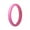 Hot Pink, variant on CILENON 2.7Mm New Silicone Ring For Men And Women Silicone Ring Ring Couples Ring (White,E)