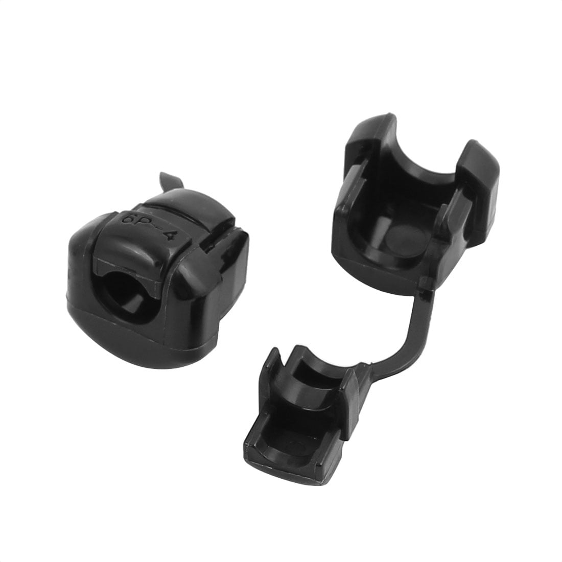 5Pcs 6P4 Round Cable Wire Strain Relief Bush Grommet 14mm Diameter