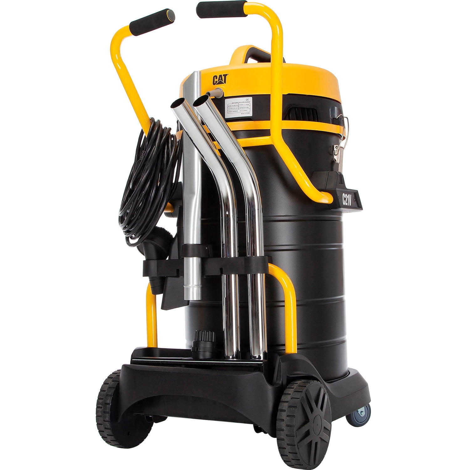 Cat Stainless Steel HEPA Wet/Dry Shop Vacuum, 21 Gallon Cap.