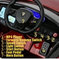 thumbnail image 6 of Lamborghini 12V Electric Powered Ride on Car for Kids with Remote Control, 6 of 8