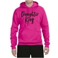 thumbnail image 2 of Wild Bobby Daughter Of The King 2 Corinthians 6:18 Inspirational/Christian Unisex Graphic Hoodie Sweatshirt, Fuschia, Large, 2 of 5