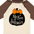 thumbnail image 4 of Inktastic My 1st Halloween with Pumpkin and Orange Bow Boys or Girls Long Sleeve Baby Bodysuit, 4 of 5