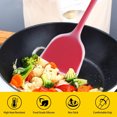 thumbnail image 4 of Silicone Spoon Spatula, High Heat Resistant BPA-Free Flexible Rubber Scraper, Cooking Mixing Baking Kitchen Utensils, 4 of 6
