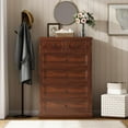 thumbnail image 4 of 6 Drawer Dresser for Bedroom, Wanan 47.2 Inch Farmhouse Dresser Tall Chest of Drawers for Living Room, 4 of 7