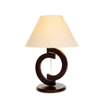 thumbnail image 1 of Lampara de Madera media luna Iluminacion Luz VIc MODERNA, 1 of 3
