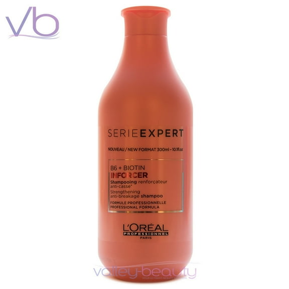 L'Oreal Professionnel Serie Expert Inforcer Shampoo, 300ml, with Vitamin B6 Biotin