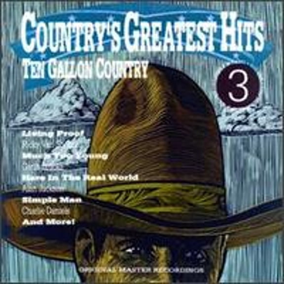 Pre-Owned Country's Greatest Hits, Vol. 3: Ten Gallon Country (CD 0087248865929) by Various Artists