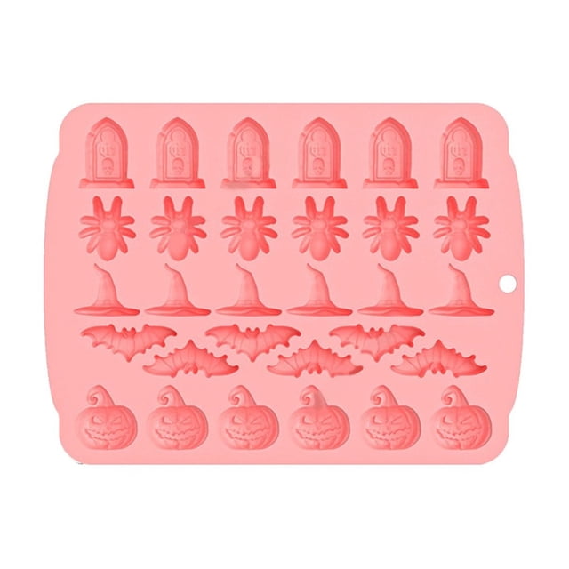 Halloween Baking Shapes Soft Elastic Silicone DIY Jelly Fondant Baking Heat Resistance Cold Resistance Creative Kitchen Accessories