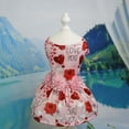 thumbnail image 5 of Pet Dog Clothes Valentine's Day Summer Cute Dress Pet Supplies Dog Dress Valentine's Day Pet Clothes Small and Medium Dogs Pet Clothes Pet Clothes，A#L, 5 of 6