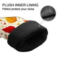 thumbnail image 4 of Golf Head Covers Maple Leaf Pattern for Driver, Wood & Hybrid, Premium Waterproof PU Leather with Plush Lining, Autumn Themed Golf Gifts, 4 of 10