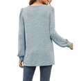 thumbnail image 4 of Rosvigor Blouses for Women Long Sleeve Shirts Casual Loose Tunic Fall Winter Tops, 4 of 9