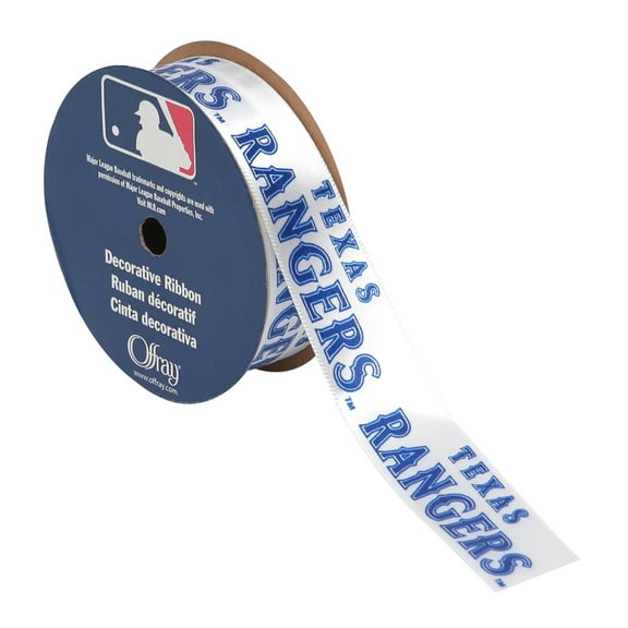 Berwick Offray 7/8"x9' MLB Texas Rangers Ribbon
