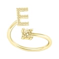 thumbnail image 1 of Fiudx Anillo con Alfabeto de Moda para Mujer, Anillo de Pareja, Anillo de Apertura, Joyería, 1 of 3