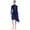 Navy Blue, variant on Doomiva Women's Sparkly Sequin Lyrical Dance Dress Long Sleeve Tulle Skirt Leotard Contemporary Dancewear Royal Blue S