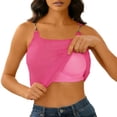 thumbnail image 5 of Womens Crop Tank Tops Seamless Soft Sleeveless Square Neck Shirts Shirts Fitted Basic Undershirt, 5 of 9