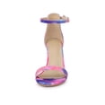 thumbnail image 6 of BLISSFUL STEP Women's Sandals Stiletto Heels Ankle Strap Tie Dye Sandals, 6 of 6