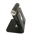 thumbnail image 4 of FixtureDisplays® Multi-Angle Cell Phone Stand, Aluminum Desktop Cellphone Stand with Anti-Slip Base and Convenient Charging Port, Fits All Smart Phones, Black 18156, 4 of 5
