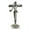 Silver, variant on Gift of The Spirit Crucifix Genuine Pewter Wall Cross Jesus with Dove in Hand