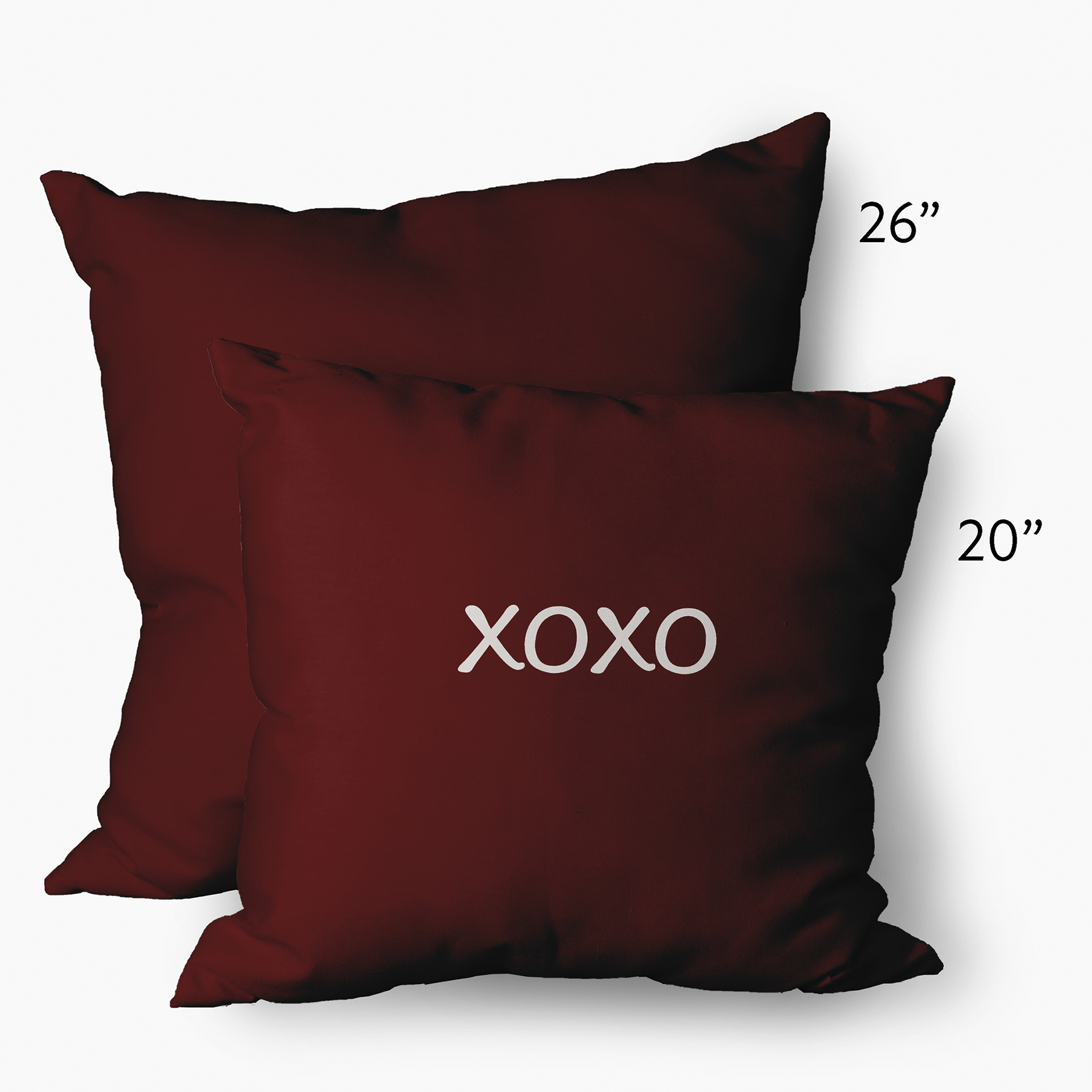 Simply Daisy 20 inch XOXO Valentines Indoor/Outdoor Throw Pillow