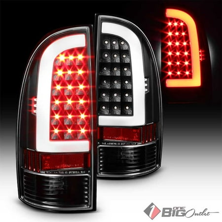 2005-2015 Tacoma Black Housing Fiber-Optic Light-Tube LED ... 2011 tacoma tail light wiring 