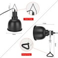 thumbnail image 3 of EastVita Reptile Light Fixture, Heat Lamp with Ceramic Lamp Holder, Adjustable Lamp Body, Deep Dome Aluminum Alloy Reflector Reptile Heat Lamp for Amphibian Reptile, 3 of 7