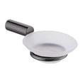 thumbnail image 2 of Jabonera De Baño Pavonado Mate Acero Inoxidable Redonda Gris Oscuro, 2 of 4