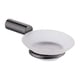 thumbnail image 2 of Jabonera De Baño Pavonado Mate Acero Inoxidable Redonda Gris Oscuro, 2 of 4