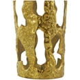 thumbnail image 6 of DecMode 31" Abstract Tall Floor Drip Gold Aluminum Metal Vase with Melting Designed Body, 6 of 11
